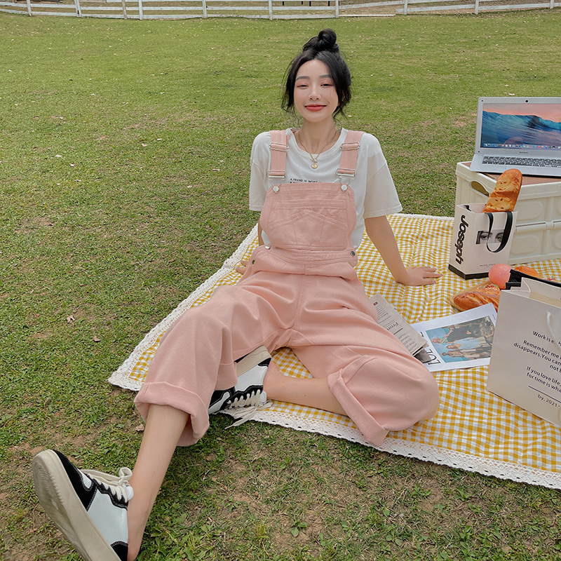 现货新款数据好!2023夏装新款减龄背带裤学生风2220,女装套装/套裙,浙宝296A 现货新款数据好!2023夏装新款减龄背带裤学生风2220,女装套装/套裙,浙宝296A