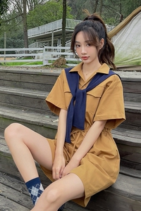 【现货新款】2023夏装新款工装连体短裤女2207P105K168图片