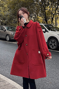 数据好大货已出2022秋装新款毛呢外套女学生风2139P175K248图片