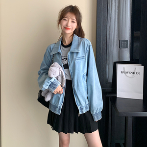 296A【秋装新款】2023新款复古美式牛仔外套2336-P140K198
