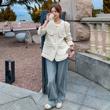 【新款现货】秋冬新款小香风加厚外套2340-P160-K218，女装短外套，浙宝296A