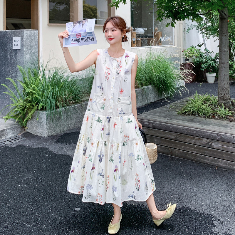 【26新款】夏日通勤印花连衣裙2B130-2602-P145-K248，女装连衣裙，浙宝296A