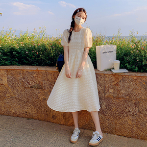 【新款现货】2023年夏装新款泡泡肌理连衣裙女减龄23825P120K178图片