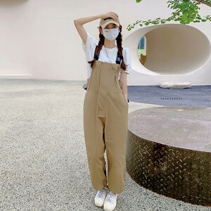 【新款】2023夏装新款背带裤学院风女2217P105K158图片