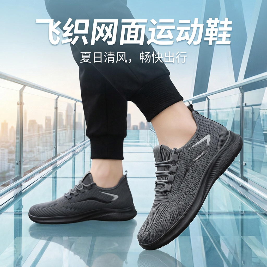 2026新款男款老北京布鞋透气防滑图片