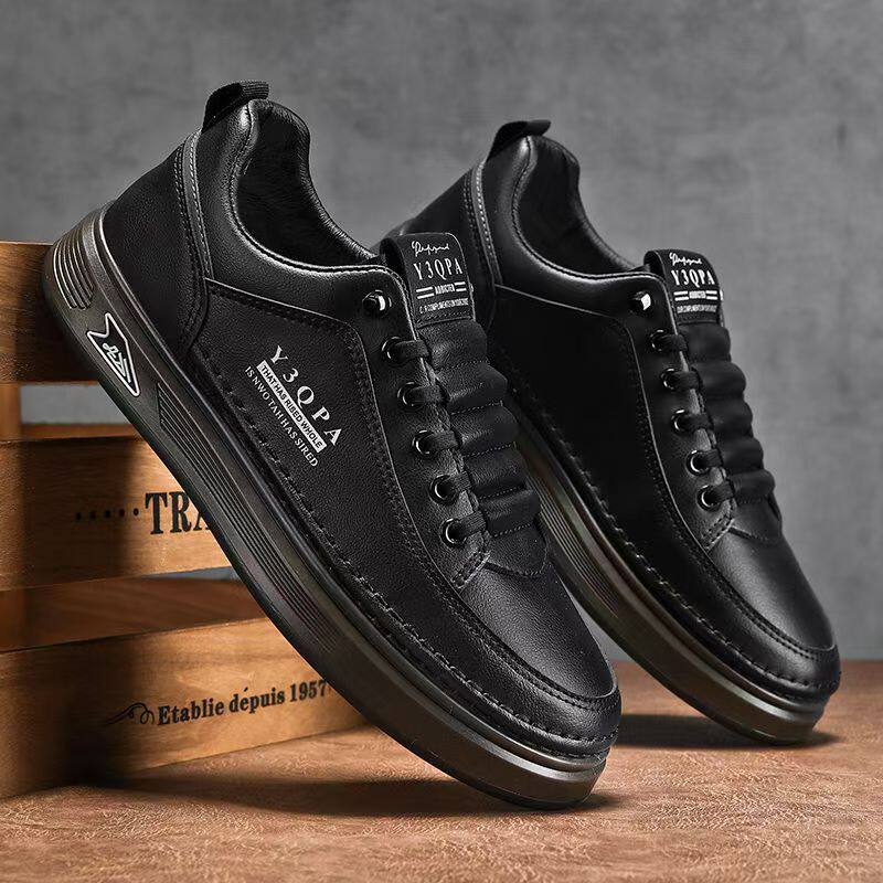 春季韩版男士小白鞋透气软底