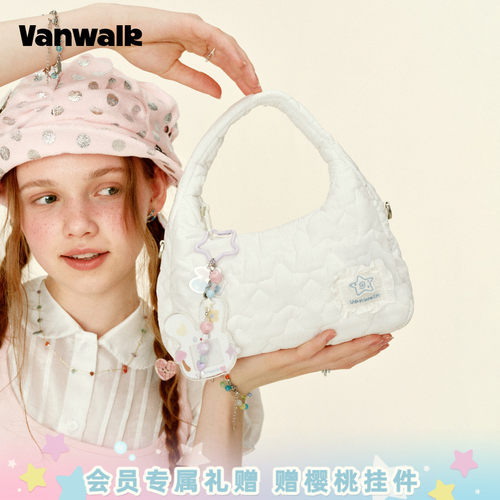 VANWALK/出走女款云朵单肩斜挎包
