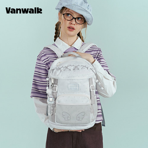 VANWALK/出走短途出游16寸双肩包