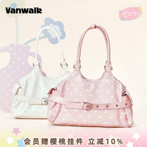 VANWALK/出走小众通勤手提单肩包