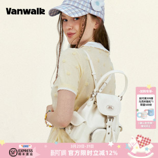 休闲手提背包 Power小众ins风迷你抽绳双肩包女生款 VANWALK Fruit