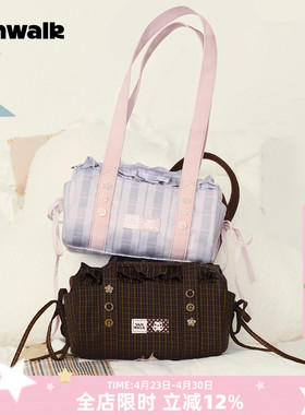 VANWALK lucky pony小众新款外出手提小圆包流苏单肩腋下少女包包