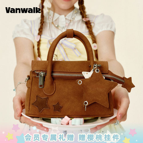 VANWALK/出走高级感单肩斜挎包女