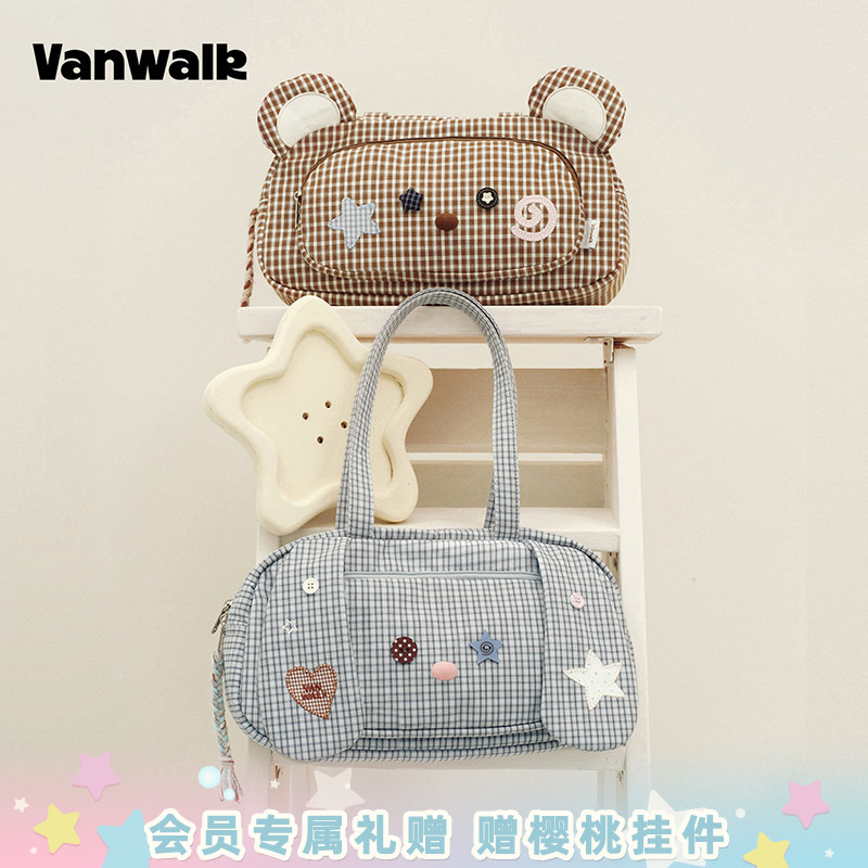 VANWALK/出走小动物耳朵托特包包图片
