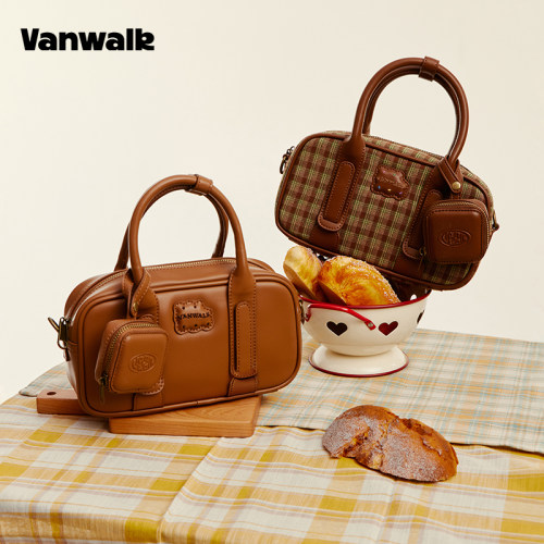 vanwalk/出走秋冬通勤单肩斜挎包