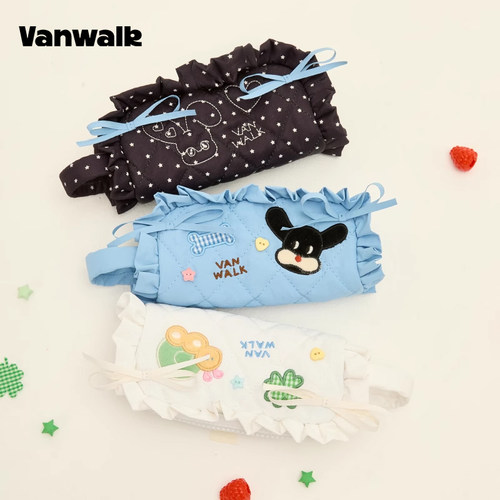 VANWALK/出走学生文具袋花边笔袋