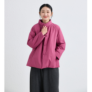 特价 梅溪/十木米原创百分百长绒棉百搭立领棉服短外套冬新款女