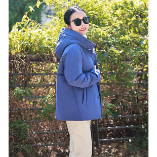 新款 长绒棉百搭连帽加厚棉服上衣外套女 十木米原创冬季 远方呼唤