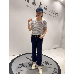 通勤立体剪裁纯棉T恤小衫 女装 加肥加大码 3170女权贵族2026夏新款