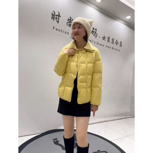 芮娜依莲9081冬新款加肥加大码女装胖妹妹显瘦减龄羽绒服保暖外套