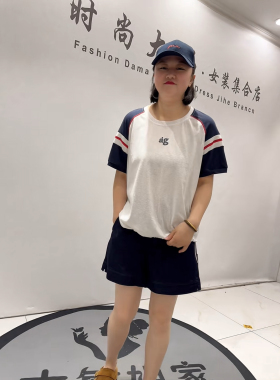 3701女权贵族2026夏新款加肥加大码女装通勤立体剪裁棉T恤小衫