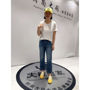 通勤立体剪裁纯棉T恤小衫 女装 加肥加大码 3008女权贵族2026夏新款