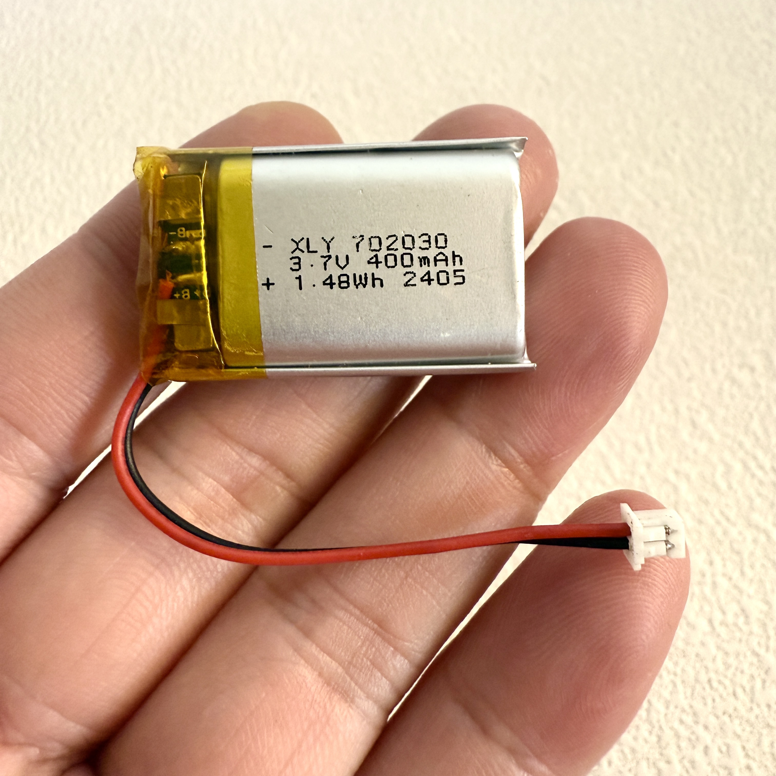 702030电池400毫安尺寸看图
