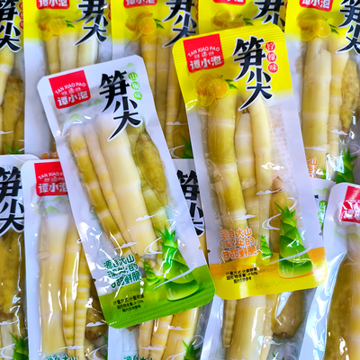 谭小泡笋尖泡椒脆笋开袋即食酸辣笋子笋尖竹笋小包装休闲零食小吃