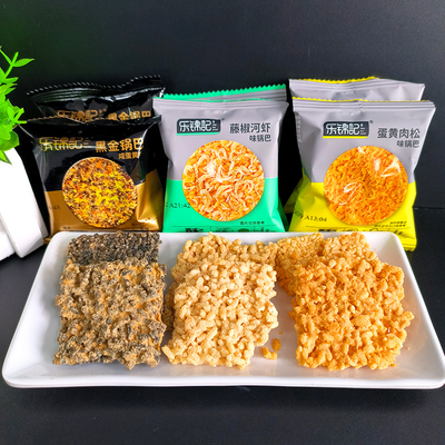 乐锦记蛋黄肉松味藤椒河虾锅巴