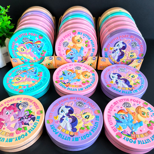 添乐卡通王小马宝莉糖果软糖益生菌水果汁儿童qq多彩软糖零食盒装