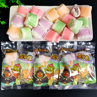 优之唯品浪浪山缤纷果c卷软糖果汁卷水果味怀旧儿童零食