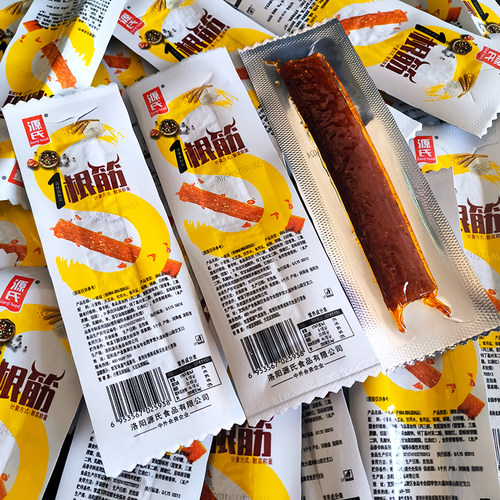 源氏大辣片一根筋散装烤豆皮小豆筋水磨软卤味辣片零食办公室休闲