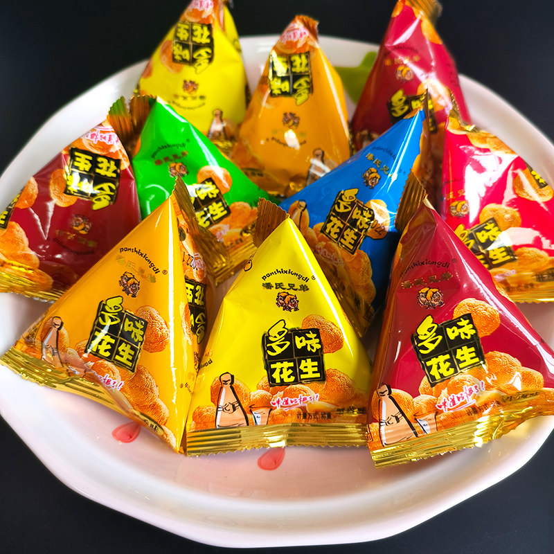 潘氏兄弟多味花生花生米小包装休闲零食500g炒货花生豆怪味解馋