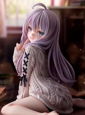 魔女之旅伊蕾娜手办坐姿毛衣连衣裙蕾娜回头动漫二次元美少女摆件