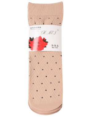丝袜女短加厚中筒钢丝袜
