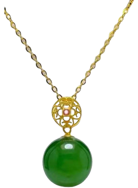 18K金带证书天然芙蓉石