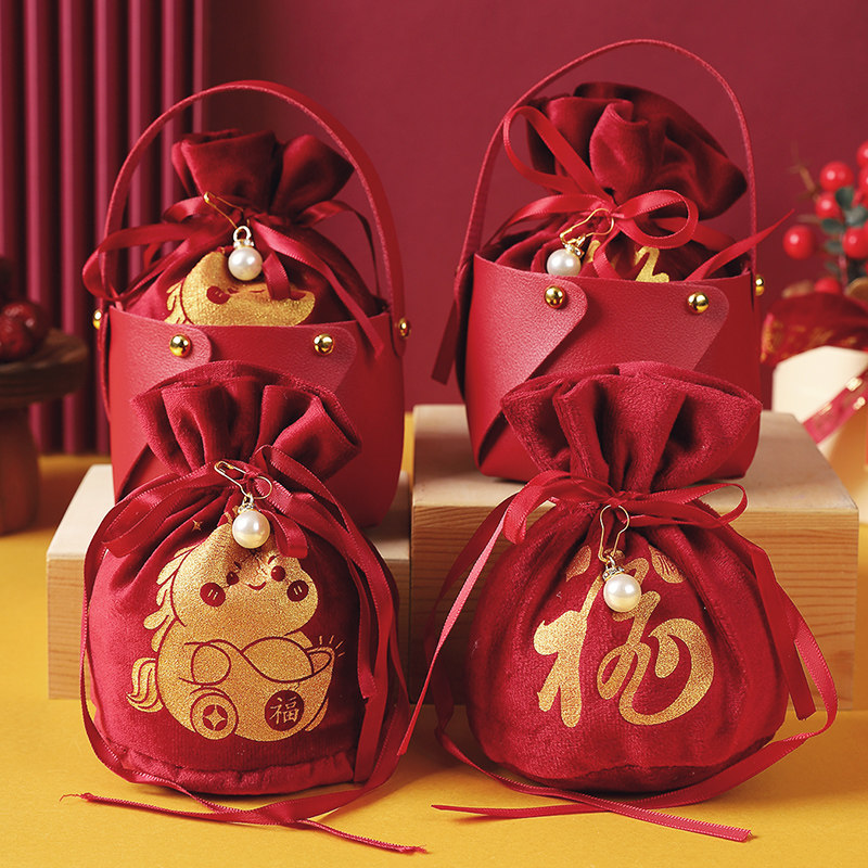 新年马年糖果包装袋春节福袋糖袋子布袋苹果袋儿童小礼品礼物袋,节庆用品/礼品,春节礼盒,淘宝优惠券,粉丝福利购,淘宝优惠卷