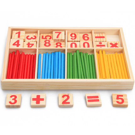 小棍子数棒子幼稚园蒙氏数学教具