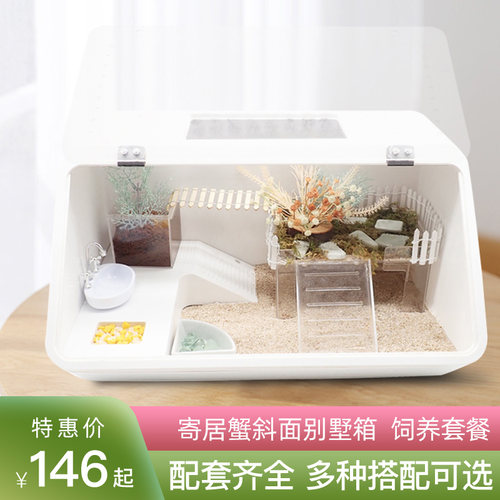 寄居蟹套餐饲养箱盒风格造景送蟹