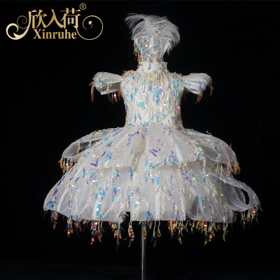 欣入荷女童模特走秀蓬蓬裙