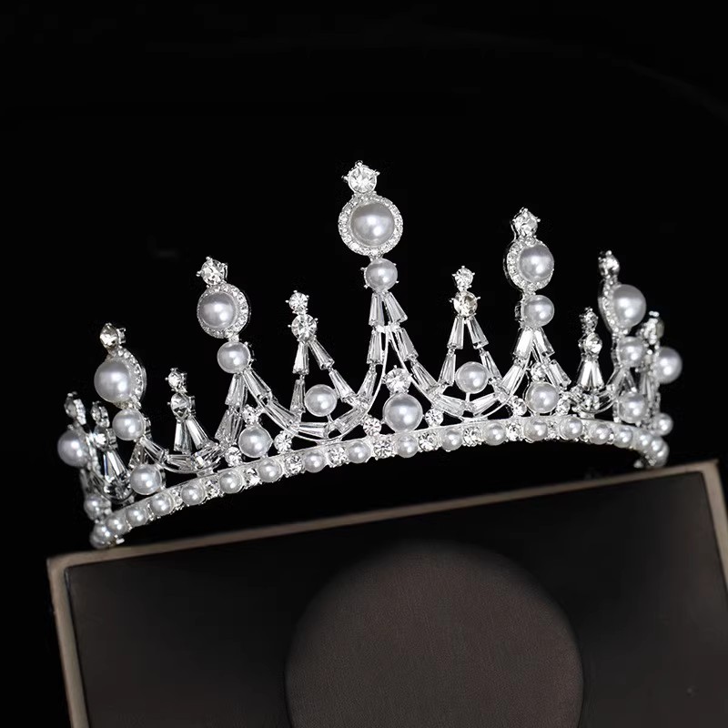 皇冠韩式发冠成人礼生日王冠婚纱礼服头饰发饰蛋糕烘焙配饰品