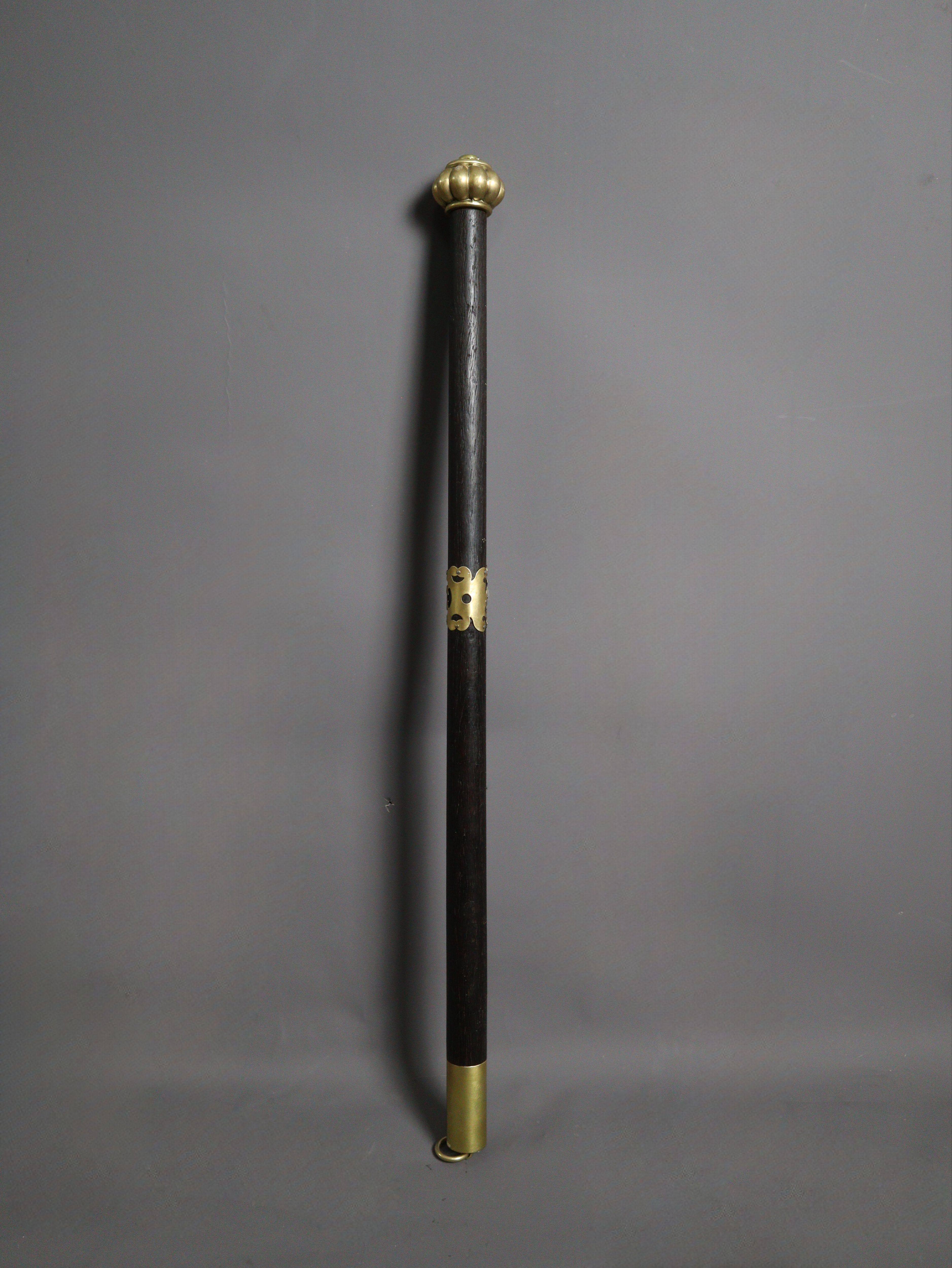 仿古宋辽金铁杆骨朵锤钝兵器影视道具防身破窗健身合法车载