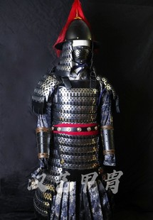 汉艺甲胄 明 戚家军 扎甲  分体式山文甲扎甲 鱼鳞甲 龙鳞甲 盔甲