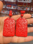 保真朱砂红砂水飞砂霸王貔貅吊坠项链本命年男女护身来米云 起库