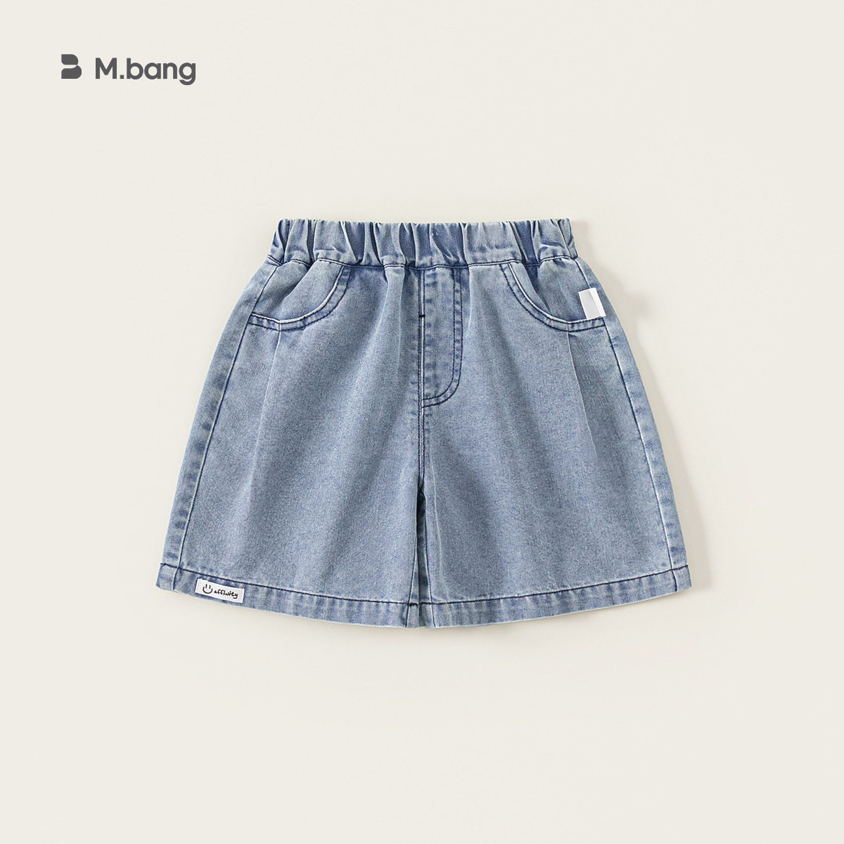 男童裤子夏季新品纯色儿童牛仔裤百搭小童短裤男宝宝夏天中裤子