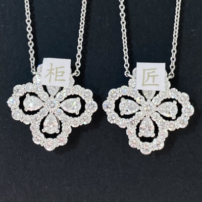 loop项链水滴钻石pt950铂金