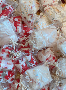 5条组合内裤合集~日系小清新甜美可爱中腰纯棉裆少女内裤三角裤女