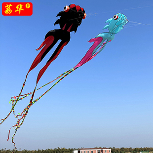 潍坊高端风筝  珍珠金鱼 软体无骨架充气 高端大气万众瞩目易飞