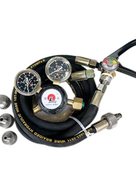 干粉灭火器充气头1-35kg灭火器手工充气枪 氮气充装工具 便捷式