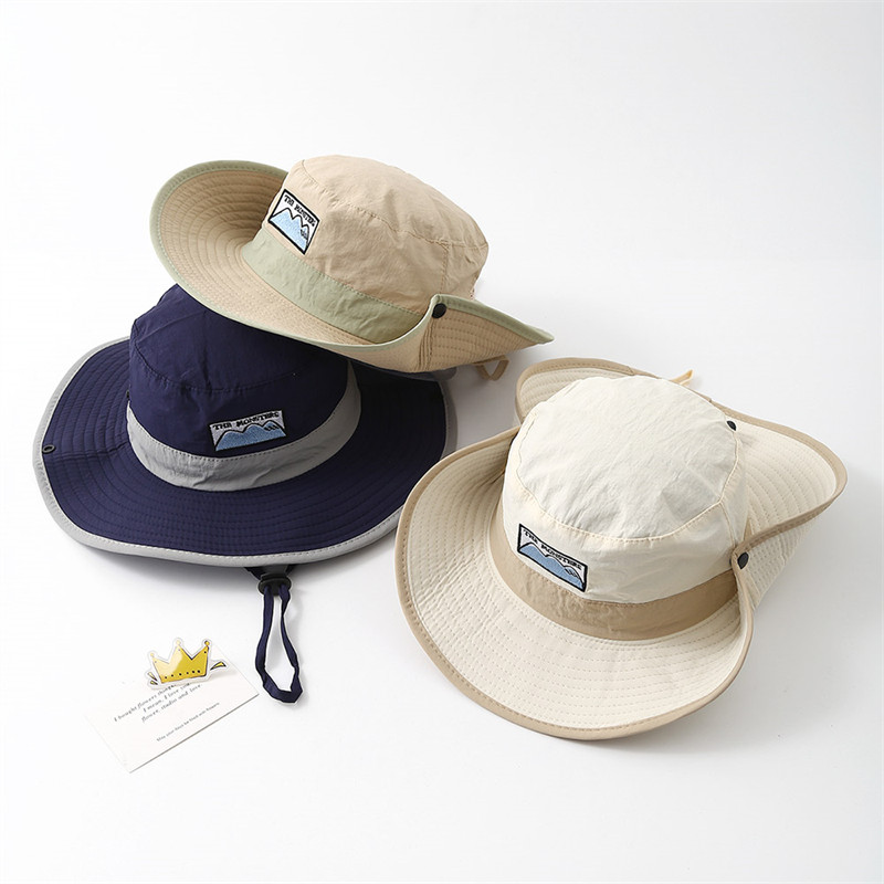 透气抽绳儿童渔夫帽春秋款春季防晒盆帽男女童百搭大檐帽宝宝帽子,童装/婴儿装/亲子装,帽子,淘宝优惠券,粉丝福利购,淘宝优惠卷