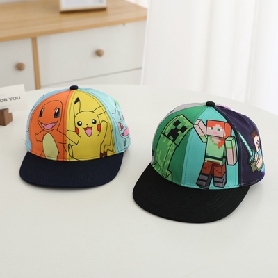 我的世界儿童平沿棒球帽